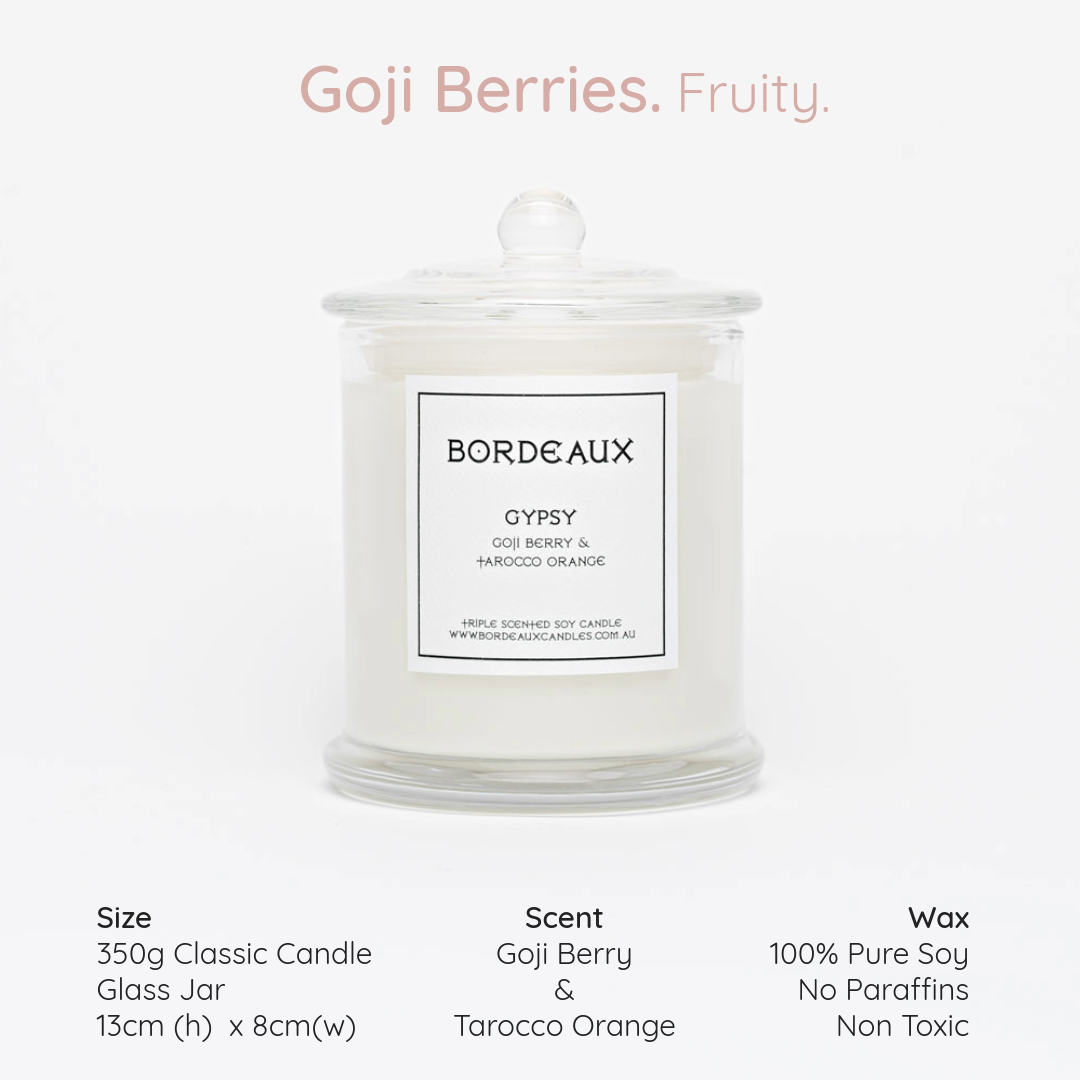 GYPSY - Goji Berry & Tarocco Orange Classic Candle