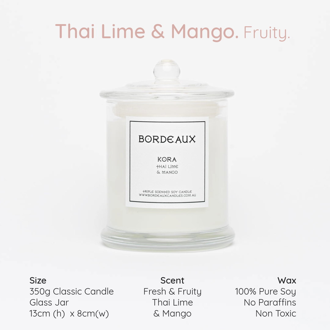 KORA - Thai Lime & Mango Classic Candle