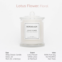 Thumbnail for LOTUS FLOWER - Lotus, Vanilla & Patchouli Classic Candle