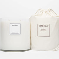 Thumbnail for Large Deluxe Candle | Large Candle with Bag | Soy Wax | Dry Tobacco & Hay | Bordeaux Candles