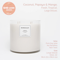 Thumbnail for HAVANA - Coconut, Papaya & Mango Large Deluxe Candle