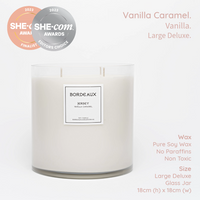 Thumbnail for JERSEY - Vanilla Caramel Large Deluxe Candle