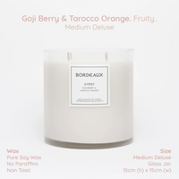 Thumbnail for GYPSY - Goji Berry & Tarocco Orange Medium Deluxe Candle