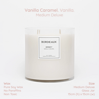 Thumbnail for JERSEY - Vanilla Caramel Medium Deluxe Candle