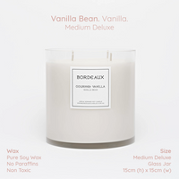 Thumbnail for GOURMET VANILLA - Vanilla Bean Medium Deluxe Candle