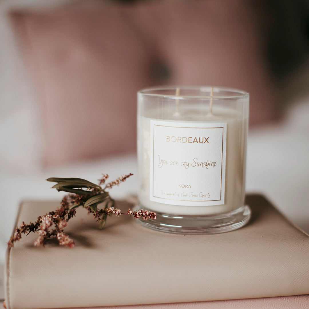 Pink Finss Charity Candle - 350g Classic - Kora