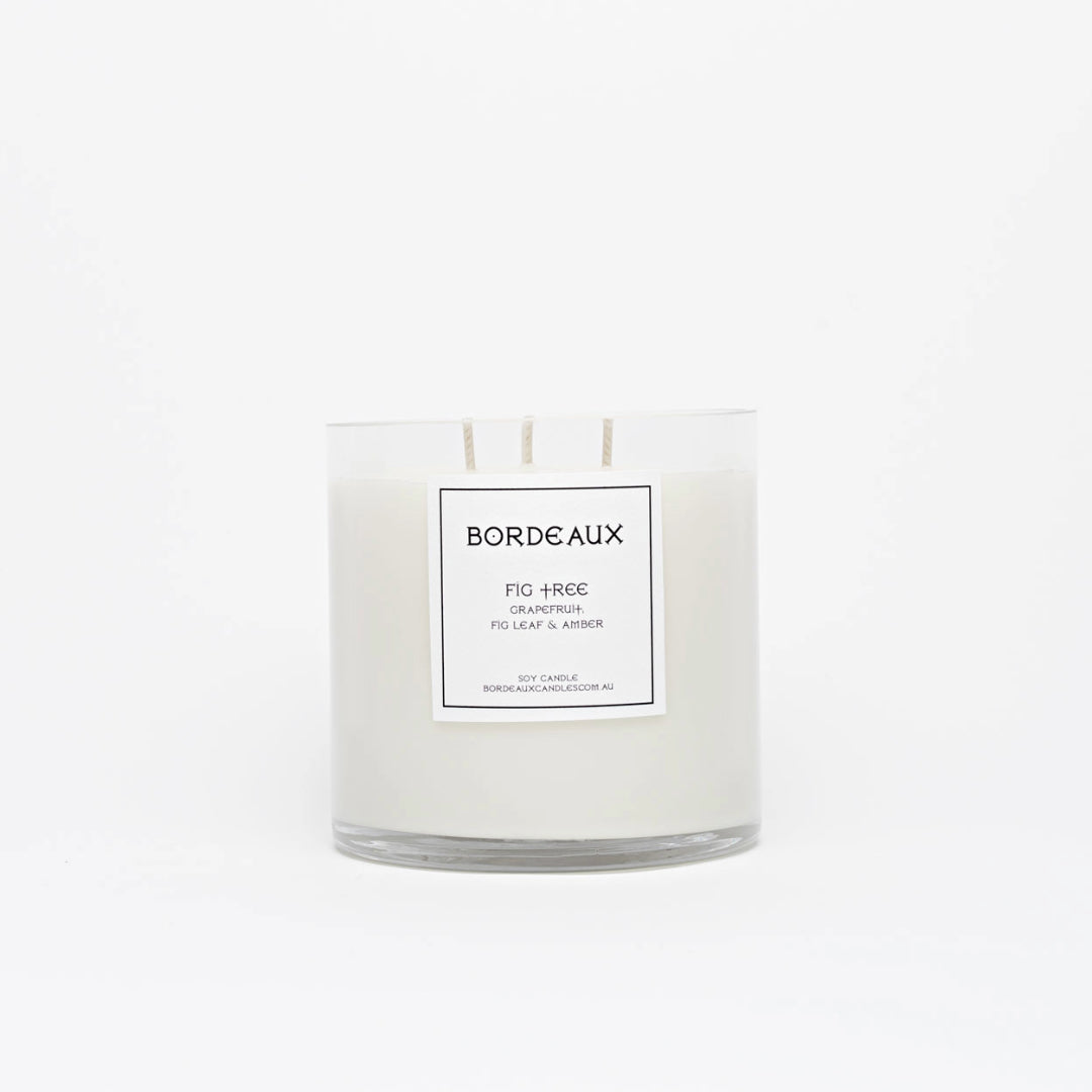 Small Candle | Pure Soy Wax | Figtree | Bordeaux Candles