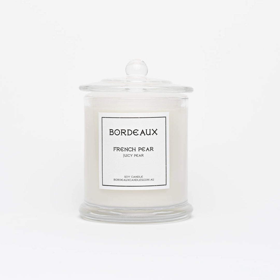 Classic Candle | Soy Wax | French Pear | Bordeaux Candles