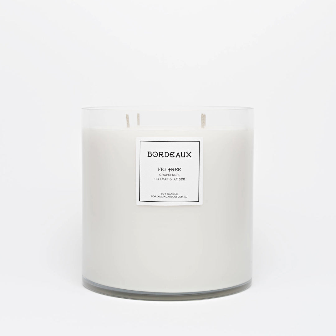  Large Candle | Pure Soy Wax | Figtree | Bordeaux Candles