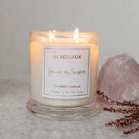 Thumbnail for Pink Finss Charity Candle - 350g Classic - Gourmet Vanilla