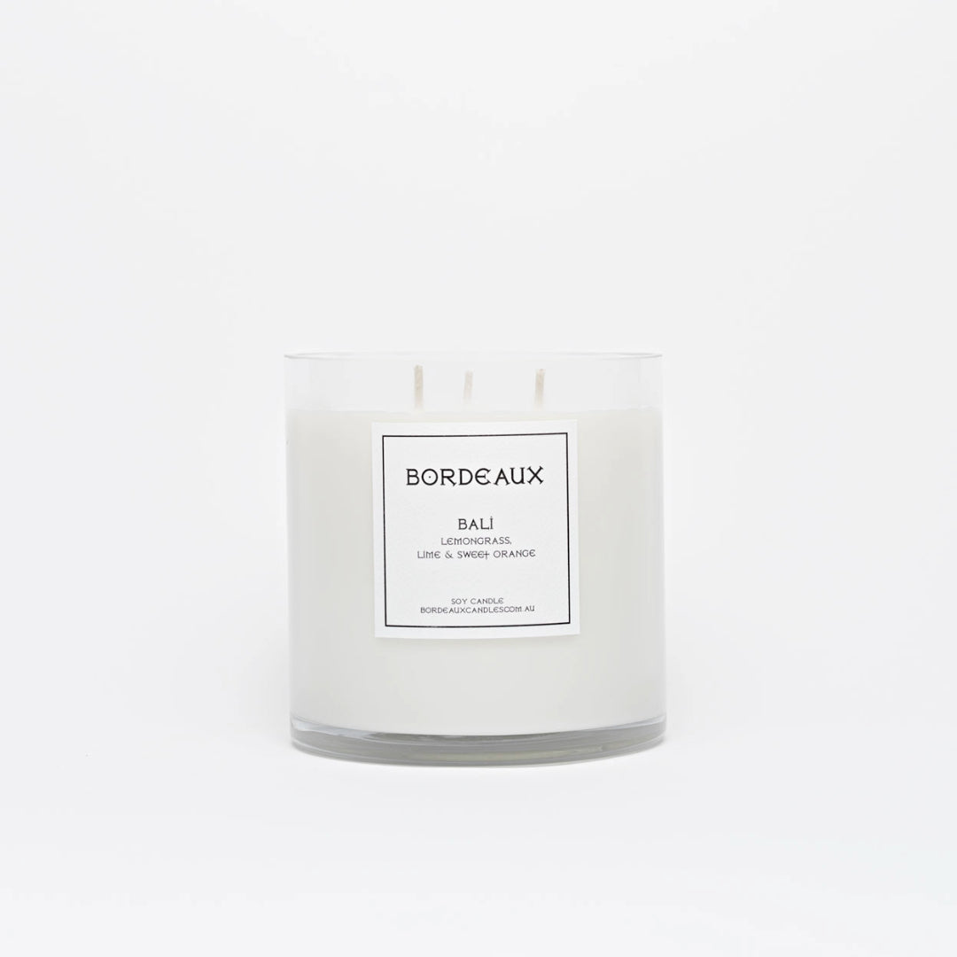 Small Candle | Pure Soy Wax | Lemongrass | Bordeaux Candles