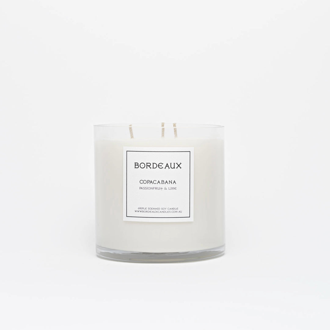 Small Candle | Pure Soy Wax | Passionfruit & Lime | Bordeaux Candles