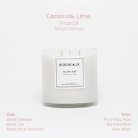 Thumbnail for ISLAND BAY - Coconut & Lime Small Deluxe Candle