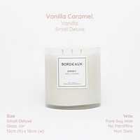 Thumbnail for JERSEY - Vanilla Caramel Small Deluxe Candle