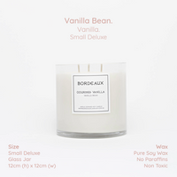 Thumbnail for GOURMET VANILLA - Vanilla Bean Small Deluxe Candle